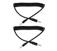 Câble de Synchronisation Flash C1 3,5 Mm vers Mâle, Câble de Synchronisation Flash à Enroulement Libre Flexible pour Appareil Photo 70D
