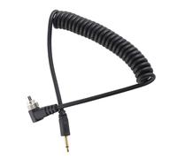 Câble de synchronisation USB 2,5 mm vers mâle avec verrou à vis, cordon spiralé extensible de 99,8 cm, compatible avec la plupart des déclencheurs de flash d'appareil photo reflex numérique