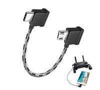Câble de Télécommande USB C auf USB Micro Kabel 30 cm Geflochtenes Nylon, Câble OTG USB C Mini für D JI Drohne wie Mini SE, Mavic Mini, Mavic Air, Mavic 2 Pro, kompatibel mit D JI Drone