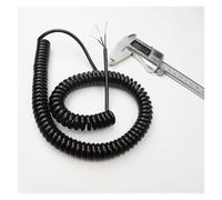 Câble de téléphone fixe, cordon secteur spiralé flexible, câble 3 conducteurs 22 AWG extensible de 1 mètre à 15 mètres télescopique(Stretch 3 meter)