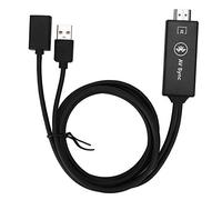 Câble de téléphone portable vers TV 1080P USB/Type-C vers HDMI Adaptateur Miroir Écran de téléphone portable vers TV/Projecteur/Moniteur Adaptateur d'écran Câble de mise en miroir d'écran pour télépho