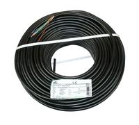 Câble de terre 6 x 2 x 0,5 mm avec gel hydrophobe, câble de télécommunication étanche, câble de commande pour électrovanne / appareil de commande, câble téléphonique (25 m).