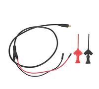 Câble de test d'oscilloscope avec crochet de test de 2 mm Connecteur de fil de liaison rouge et noir avec câble coaxial RG174 Rapport d'atténuation 1/1 et connecteur coaxial RF