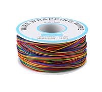 Câble de test emballé 280M 30AWG 8 fils en cuivre étamé breadboard coloré isolation solide du fil du cœur avec bobines en plastique test électrique électronique