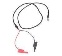 Câble de test haute impédance avec double fiche banane empilable et connecteur 120 cm adapté pour les tests d'équipement de laboratoire BNC vers fiches banane doubles sondes de test