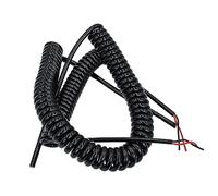 Câble de traction rétractable 1,2 m | 2-4 fils de 0,5 à 0,75 mm² à haute conductivité (10 cœurs, 1,5 mm 15 AWG)