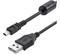 Câble de transfert de données USB 8 broches compatible avec Fujifilm X10 X20 XF1, FinePix J10 J100 J110w J12 J26 S4500 S4200 JX500 JX650 JX660 JX675 JX680 AX380 AX380 5 AX50. 0 AX510 Appareil photo