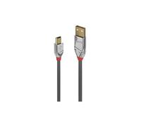 Câble De Transfert De Données USB Type A Mâle À B Mini Blindé 3M Gris