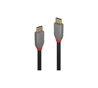LINDY Câble USB USB 3.2 Gen2x2 USB-C® mâle, USB-C® mâle 1.50 m noir, gris 36902