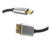 Câble de transfert photo USB-C vers Micro-B, USB 3.0 compatible avec Nikon D850, D5, D500, D810, Canon EOS 5D IV, EOS 7D Mark II, EOS 1D X Mark II, Panasonic Lumix G9, iPhone 18, ordinateur portable