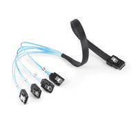 Câble de Transmission de données G0101 MINI SAS 36P SFF 8087 à SATA 7P, disque dur, vitesse de Transmission rapide de 12 Gbps