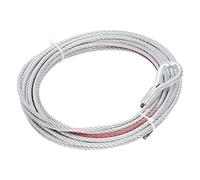 Câble de Treuil de Remorquage, Câble en Acier Inoxydable Diamètre 5,5 Mm Haute Résistance à la Rupture pour Treuils de Remorquage