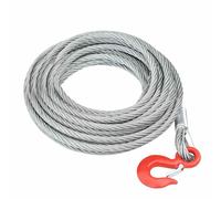 Câble de treuil en acier vidaXL, 3200 kg, 20 m