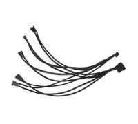 Câble de Ventilateur Ordinateur Broches Hub de Refroidissement pour PC Adaptateur de Ventilateur Compatible avec Divers Modèles Gestion Optimisée du Flux Air