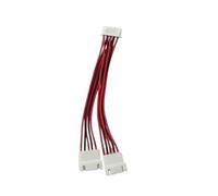 Câble de Ventilateur séparateur en Y XH2.54, connecteur mâle à 2 Femelles, rallonge d'alimentation 2-6 Broches, câble Terminal, connecteur de Ventilateur CPU PWM, 1 à 10 pièces(4Pin,5PCS)