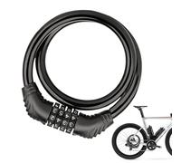 Câble De Verrouillage À Vélo, Verrouillage Du Cycle Antivol, Verrouillage Du Câble Robuste, Câble Résistant À La Coupe, Cadran À L'épreuve Des Intempéries, 65 Cm, Pour Adulte Adulte Road City Mountain