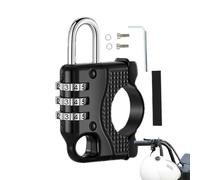 Câble de Verrouillage de Casque,Dispositif Antivol À Combinaison De Chiffres | Cadenas Pour Casque De Vélo Électrique - Pour, Hommes et Femmes - Parking Extérieur, Moto, Vélo Électrique, Nuit et
