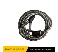 câble de verrouillage de vélo, 1.8m, bicyclette de route, vtt, câble de sécurité en acier Anti-vol pour moto et Scooter électrique