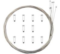 Câble de vitesse de vélo, CTRICALVER 6 Pcs 2.1M acier inoxydable câbles de changement de vitesse universels, avec Capuchon de câble 10 pièces