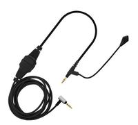 Câble de Volume de Microphone à flèche 3.5mm, pour V MODA Crossfade M 100 LP LP2 M 80 V 80 aux écouteurs de jeu pour PS4 One