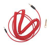 CâBle D'éCouteur Enroulé, Connecteur Plaqué Or, Cordon De Son De Remplacement Pour Casque Nc700 Qc45 Qc35 Qc25 Oe2 Oe2i Soundtrue Rouge