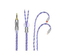 Câble d'écouteurs coaxiaux SpaceCloud Flagship 6N Litz plaqué argent OCC + 7N OCC Mix (2,5 mm avec 0,78