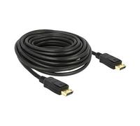 DeLock Câble DisplayPort 10 m 84862 – DP 1.2, blindage triple, contacts dorés, 4K UHD – noir