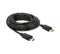 Câble de raccordement Delock DisplayPort Fiche mâle DisplayPort 7 m noir 84860 blindage triple, contacts dorés, 4K UHD Câble DisplayPort