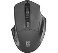 Souris Defender Datum MB-345 RF sans fil optique 1600 DPI, 3 boutons, molette horizontale, ergonomique droitier, portée 10m, 2.4 GHz, piles AAA, compatible Windows/Mac