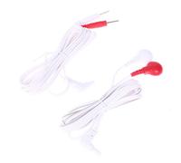 Câble D'électrode D'électrothérapie À 2 Boutons, Câble De Connexion De Masseur Tens, Massage Et Relaxation