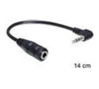 Cable - Delock - Audio 3,5mm stereo -> 2,5mm ster gew Bu/St 14cm G