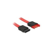 Câble delock extension sata 6 gb s mâle> sata femelle 20 cm rouge 83952