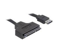 Câble DeLOCK Power Over eSATA - Noir - 50 cm - USB/eSATA 11 broches - ATA série 22 broches