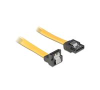Câble DeLOCK SATA 82474, 0.3m, SATA II, Jaune - Longueur 30 cm, Spécification SATA II, Couleur Jaune, Code SH 84733080