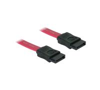 Câble DeLOCK SATA II Rouge 0.5m - Réf. 84208 - Longueur 0.5 mètre - Connectique SATA II - Couleur Rouge - Code SH 84733080