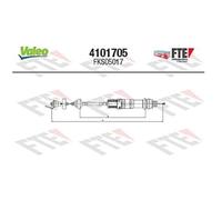 Valeo Câble d'embrayage 4101705 – Réf. 4101705