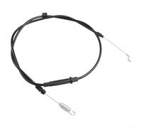 Câble d'embrayage et d'entraînement compatible avec MOUNTFIELD SP53H, S461RPD, SP533, SP533ES - Pièce de rechange 381030051/0 - Longueur extérieure 1365 mm - Gaine noire 1185 mm - Avec pattes de chien