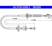 CÂBLE D'EMBRAYAGE SUBARU JUSTY 1.3 03-07