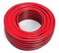 SeKi Câble d'enceinte 2 x 2,50 mm² - 25 m - Rouge/noir - CCA - Câble audio - Câble d'enceinte