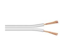 Câble d'enceinte MicroConnect 100 m blanc