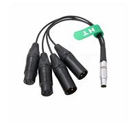 Câble d'enregistrement audio 10 broches vers XLR 3 broches Breakout pour Atomos Shogun Inferno Ninja Flame Monitor