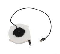 Câble d'enroulement automatique de type C - Câble de charge rétractable | Recueil automatique, portée, port de type C, sans enchevêtrement, idéal pour les déplacements