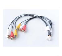 Câble d'entrée audio pour Alpine W900C IVA W520E et certains systèmes prenant en charge une transmission audio stable à canal gauche et droit