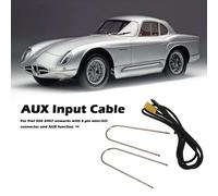 Câble d'entrée de ligne Audio, Mini ISO 6 broches à 3.5mm, adaptateur de câble d'entrée Jack pour Fiat Grande Punto 500
