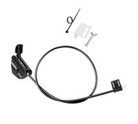 Câble d'épandeur de pelouse résistant aux intempéries - Construction en PVC flexible - Compatibilité générique - Assemblage de câble de commande