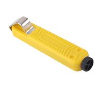 Câble Dépouillage Couteau en acier inoxydable Cooxial Fire Stripper Tool Adaptateur de conception légère jaune pour la maison et l'usage professionnel