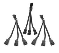 Câble d'extension 1 à 3 pour ventilateur PC, câble 4 broches 4 broches + 4 broches + 4 broches femelle à mâle, ventilateur CPU