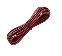 Câble d'extension 2 broches 22 AWG de 5 m, 10 m et 20 m for ruban LED monochrome 12 V/24 V (2835/5050), rouge et noir.(20m)