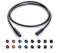 Câble d'extension 2Pin/3Pin/4Pin/5Pin/ 6Pin/8Pin/9Pin Prise étanche Femelle à mâle Fonctionne pour la lumière de Bicyclette électrique/accélérateur/Ebrake (8 Broches Femelle à mâle, 80cm)