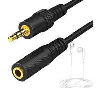 Câble d'extension 3,5 mm, câble d'extension audio 3,5 mm,Câble d'extension pour casque audio 3,5 mm | Rallonge de câble auxiliaire, rallonge de casque stéréo pour son Hi-Fi 4,92 pieds pour smartphone